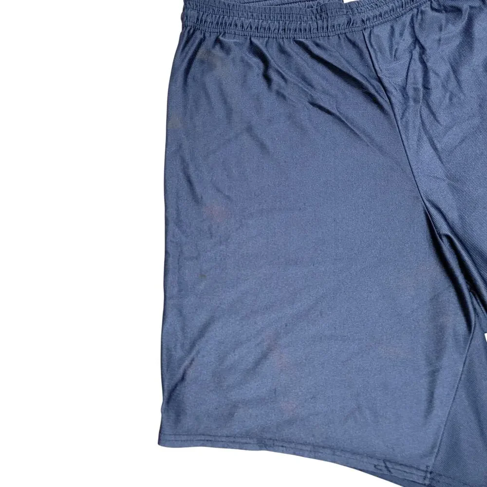 Vtg Dodger Nylon Gym Shorts Mens L Navy Blue D Logo Athletic Made in USA READ